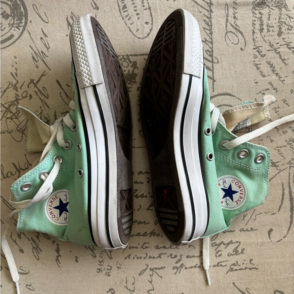 Converse Kids Sneakers - Light Green High-Tops